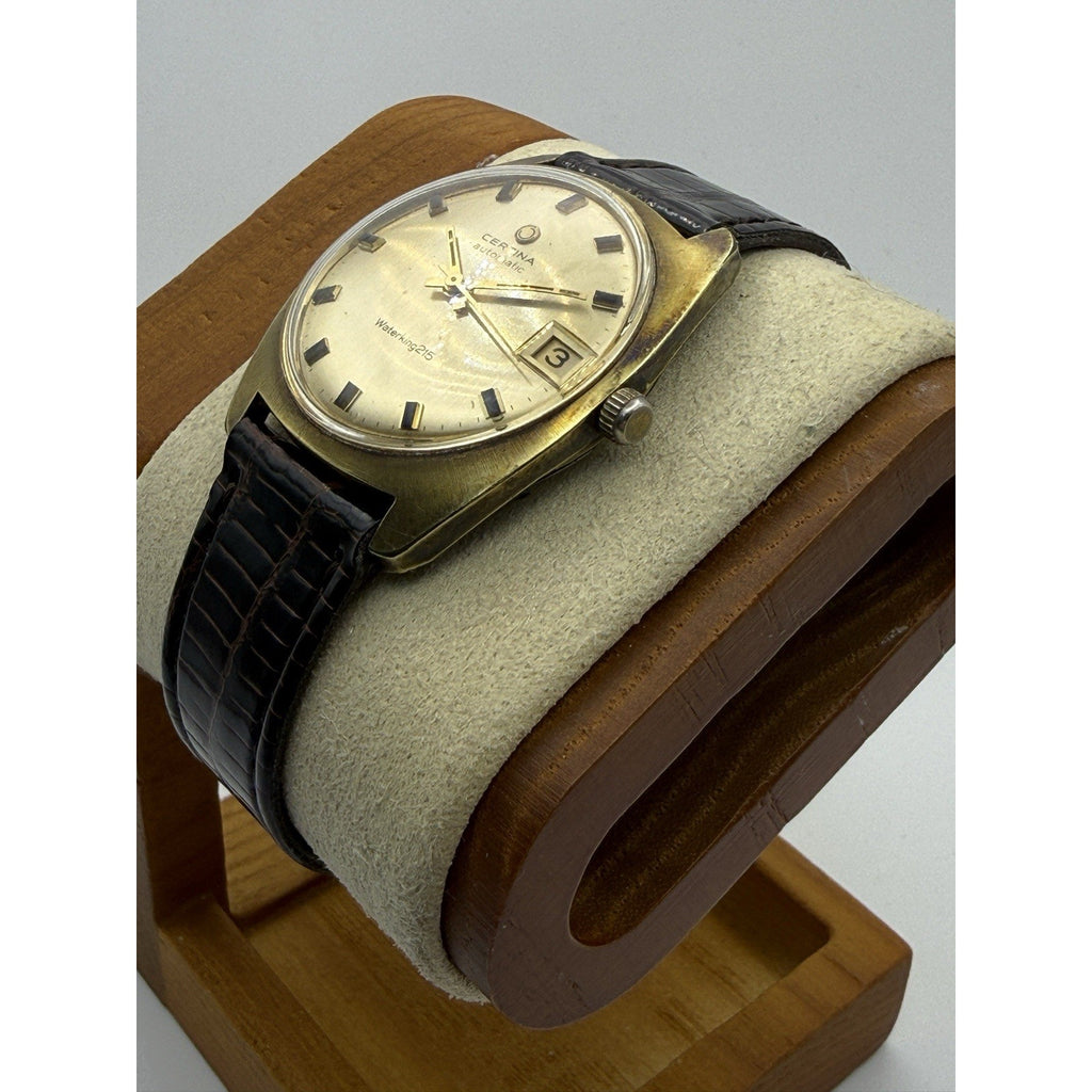 Rare Vintage Certina Waterking 215 Automatic Watch 27 Jewel Swiss Cal 25-651