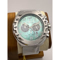Invicta Racing Chronograph Model 47202 - Mint Green Dial - Mesh Bracelet