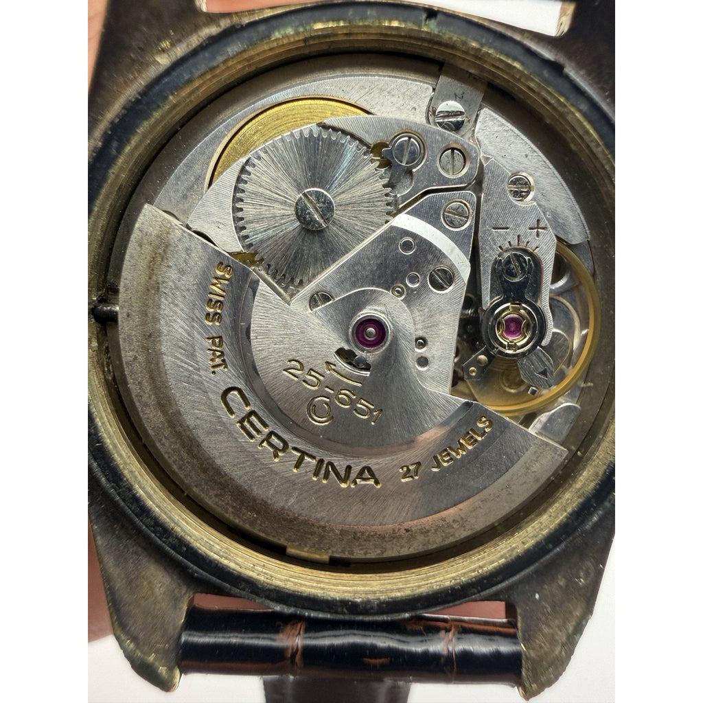 Rare Vintage Certina Waterking 215 Automatic Watch 27 Jewel Swiss Cal 25-651