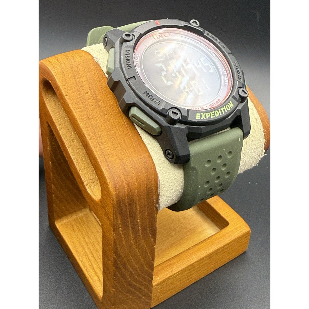 Timex Expedition Ridge Solar Digital Watch Green / Black TW4B33700 100M INDIGLO