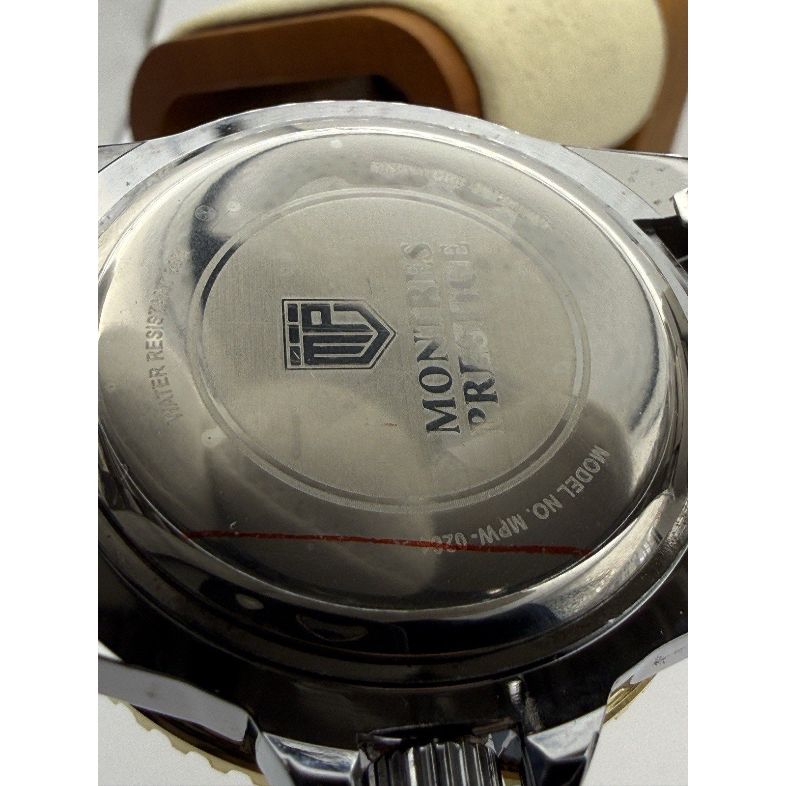 Montres Prestige MPW-0264 Two-Tone Gold Diver Style Men's Watch New