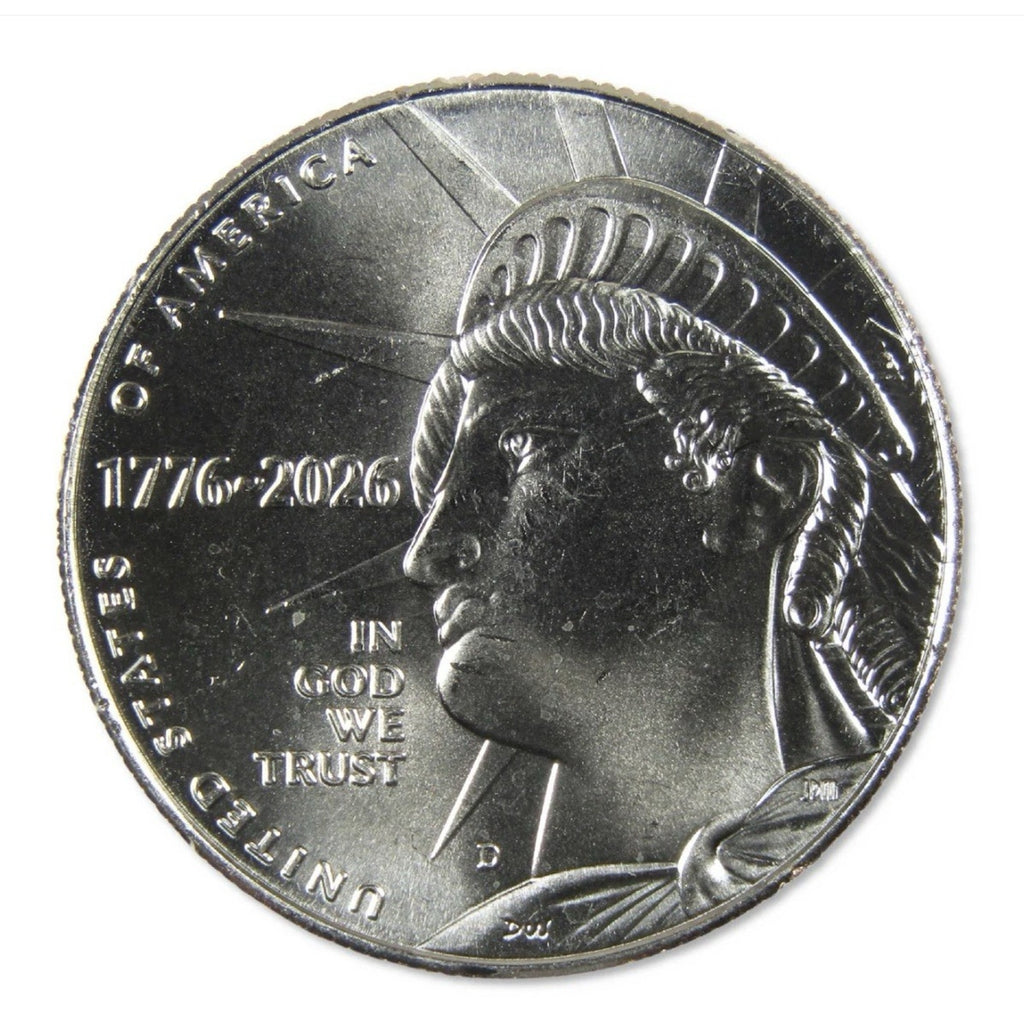 2026-D US 250th Anniversary Half Dollar- Enduring Liberty BU- One Coin 1776-2026