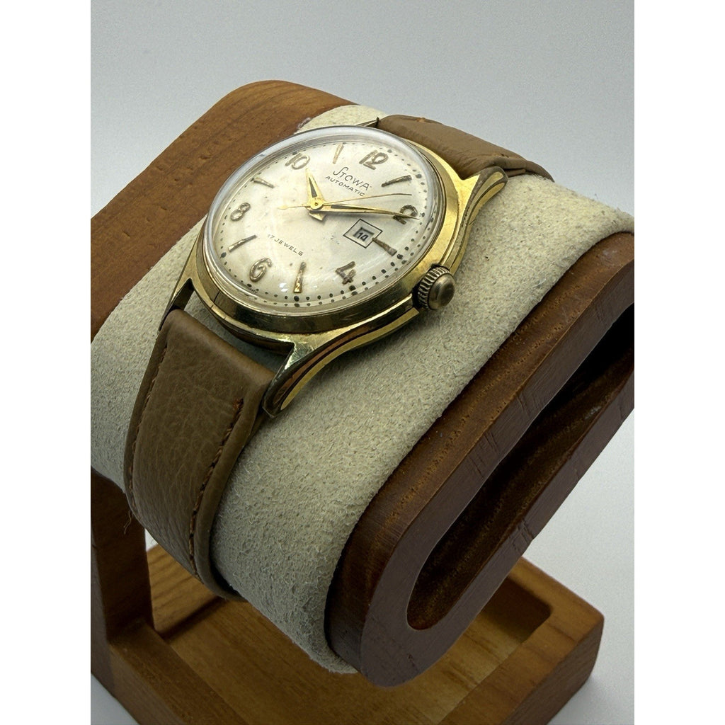 Vintage Stowa Automatic - 17J German PUW 1261 Movement - Mid-Century Style