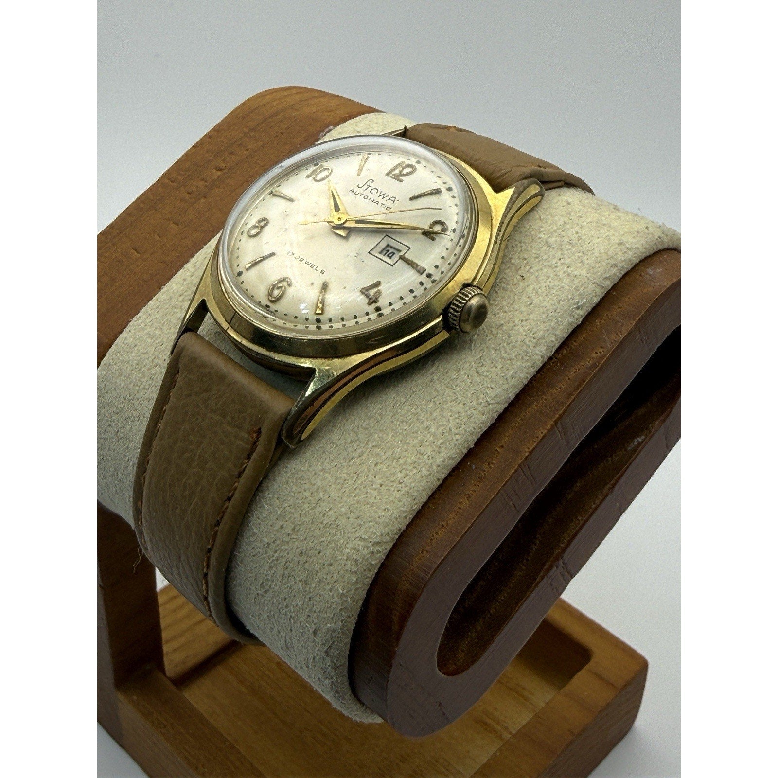 Vintage Stowa Automatic - 17J German PUW 1261 Movement - Mid-Century Style