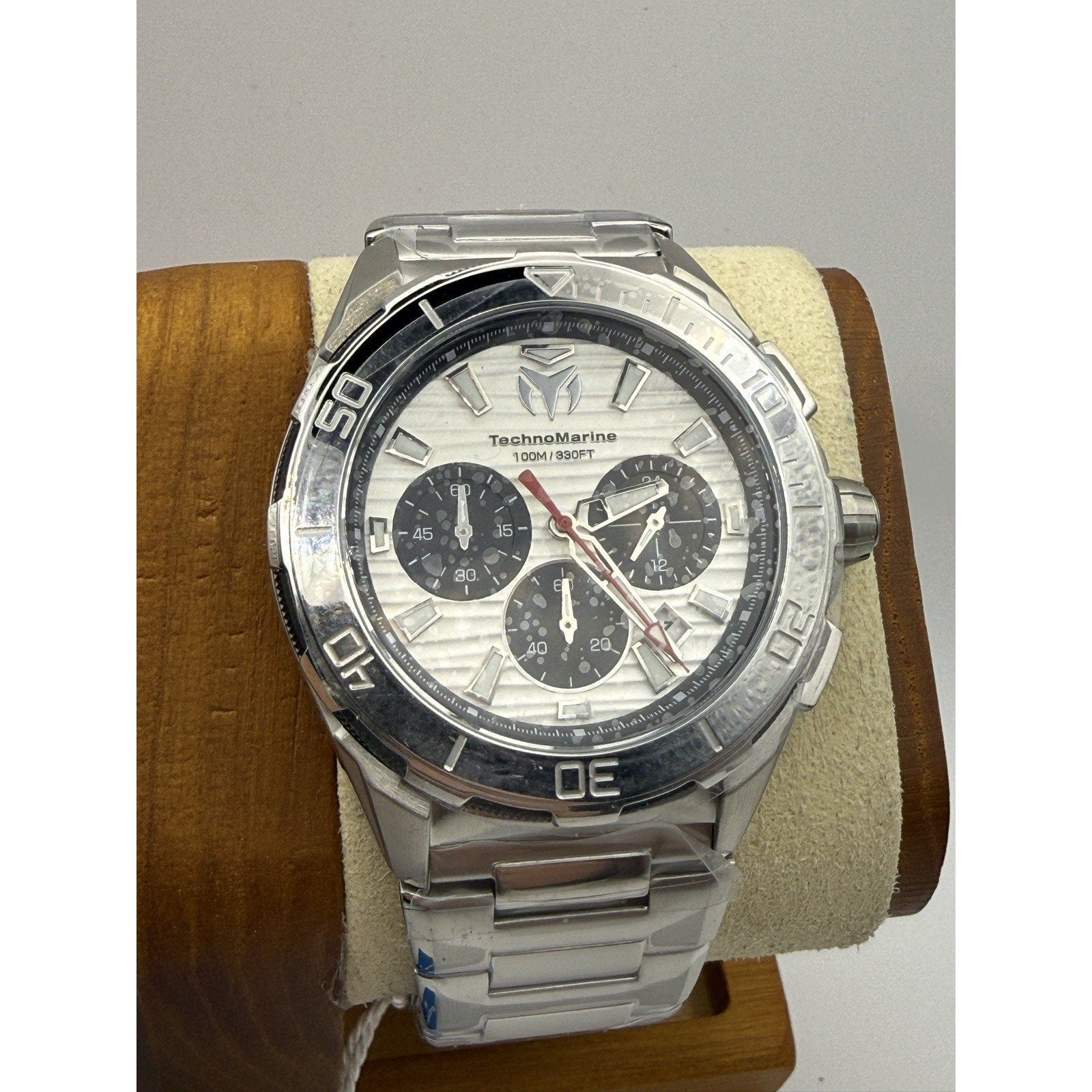 TechnoMarine Seven Seas White / Stainless Men's Watch - 44mm, Steel (TM-725029)
