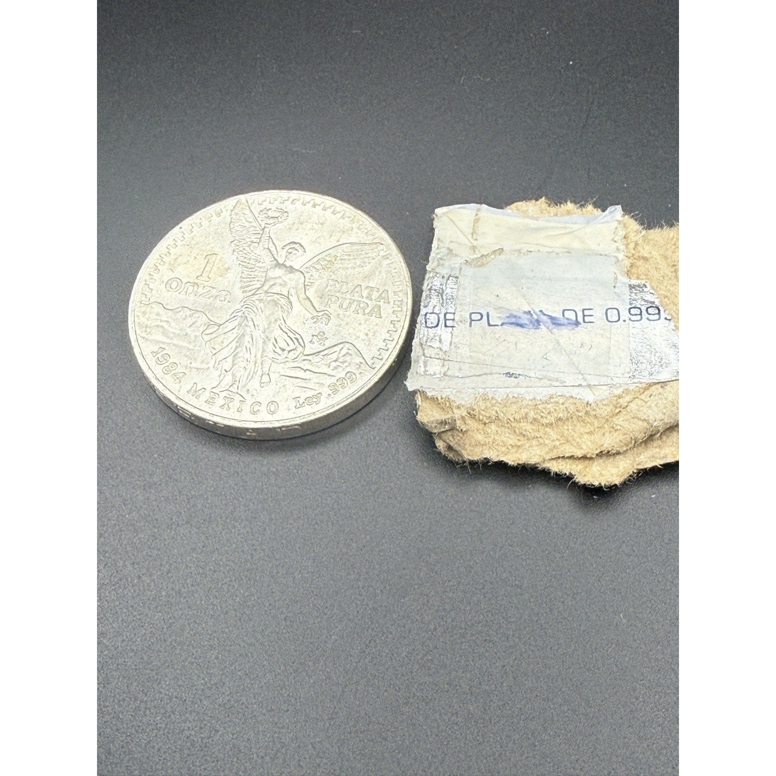 1984 Mexico Silver Libertad 1 Onza 1oz 0.999 Pure Coin w/ Original Roll Scrap