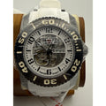 NOS Swiss Legend Commander Skeleton Automatic White SL-10068A-GM-02 50mm NEW