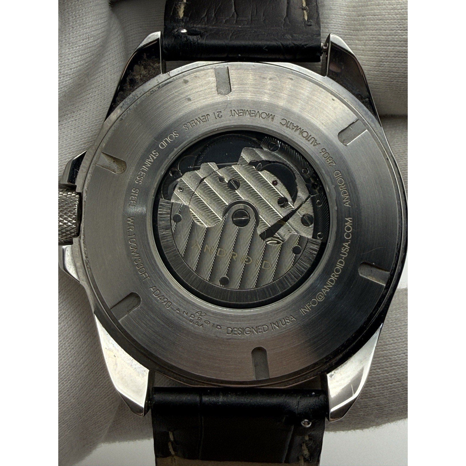 Android Dragon Watch Lot of 3 - Automatic AD490 21J - With Branded Collector Box