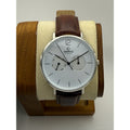 Obaku Denmark Flod Walnut Men’s Watch - V182GMCWRN - Multi-Function - NEW w/ Box