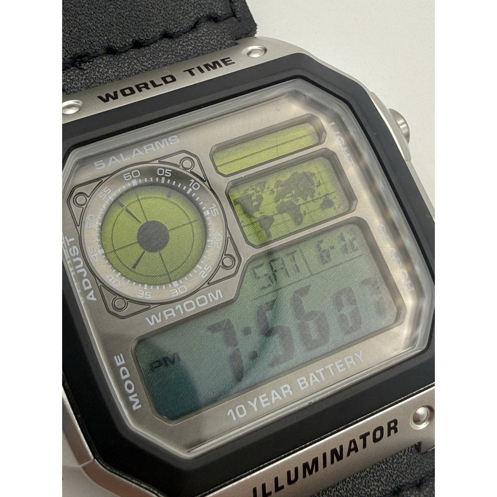 Casio AE1200 Custom Gunmetal Royale - Sleepy Time Pieces Mod - 100M NATO