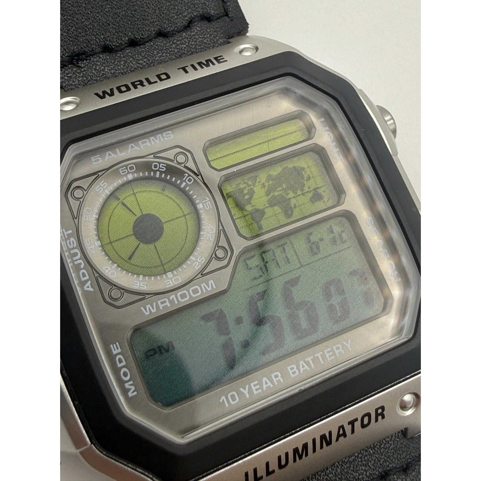 Casio AE1200 Custom Gunmetal Royale - Sleepy Time Pieces Mod - 100M NATO