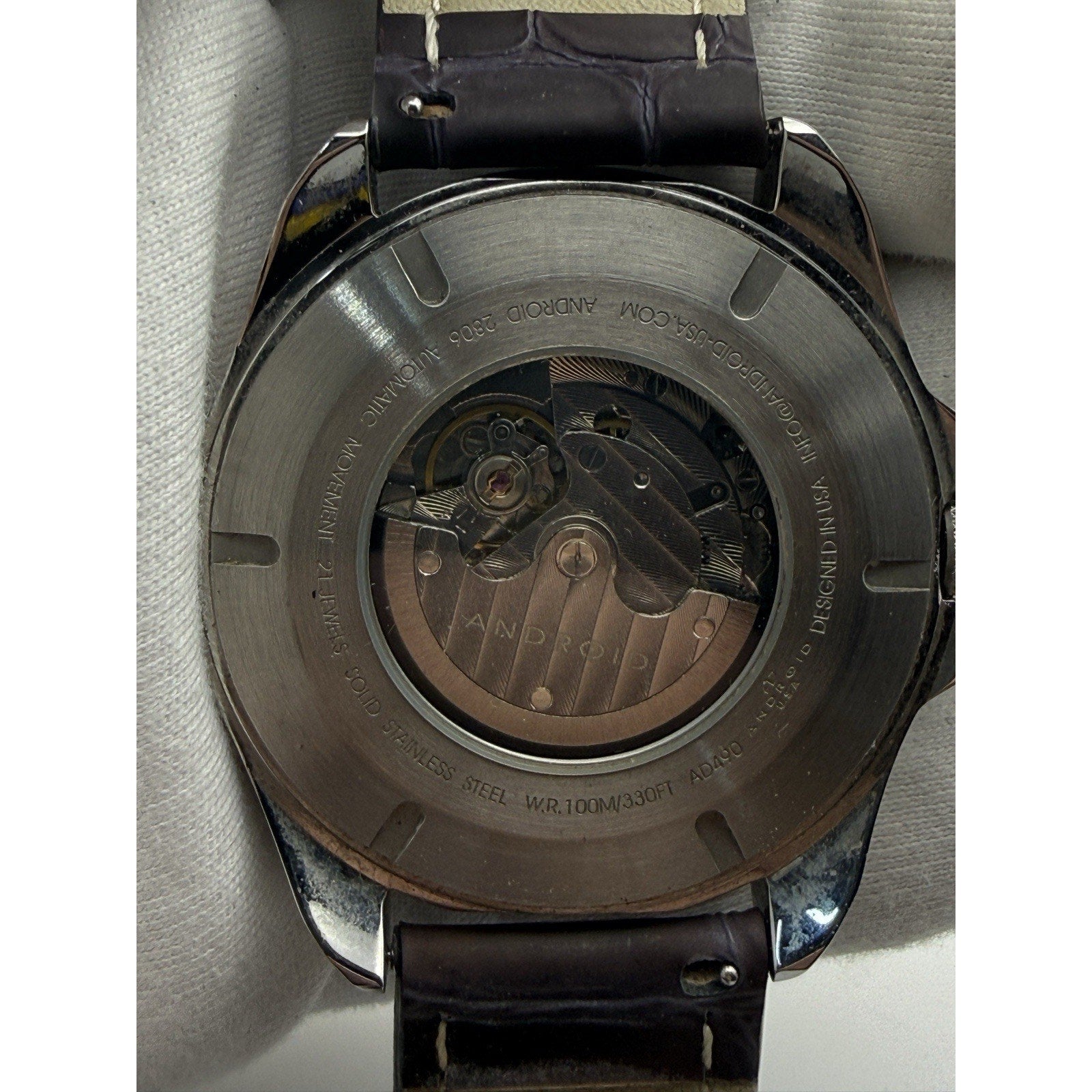 Android Dragon Watch Lot of 3 - Automatic AD490 21J - With Branded Collector Box