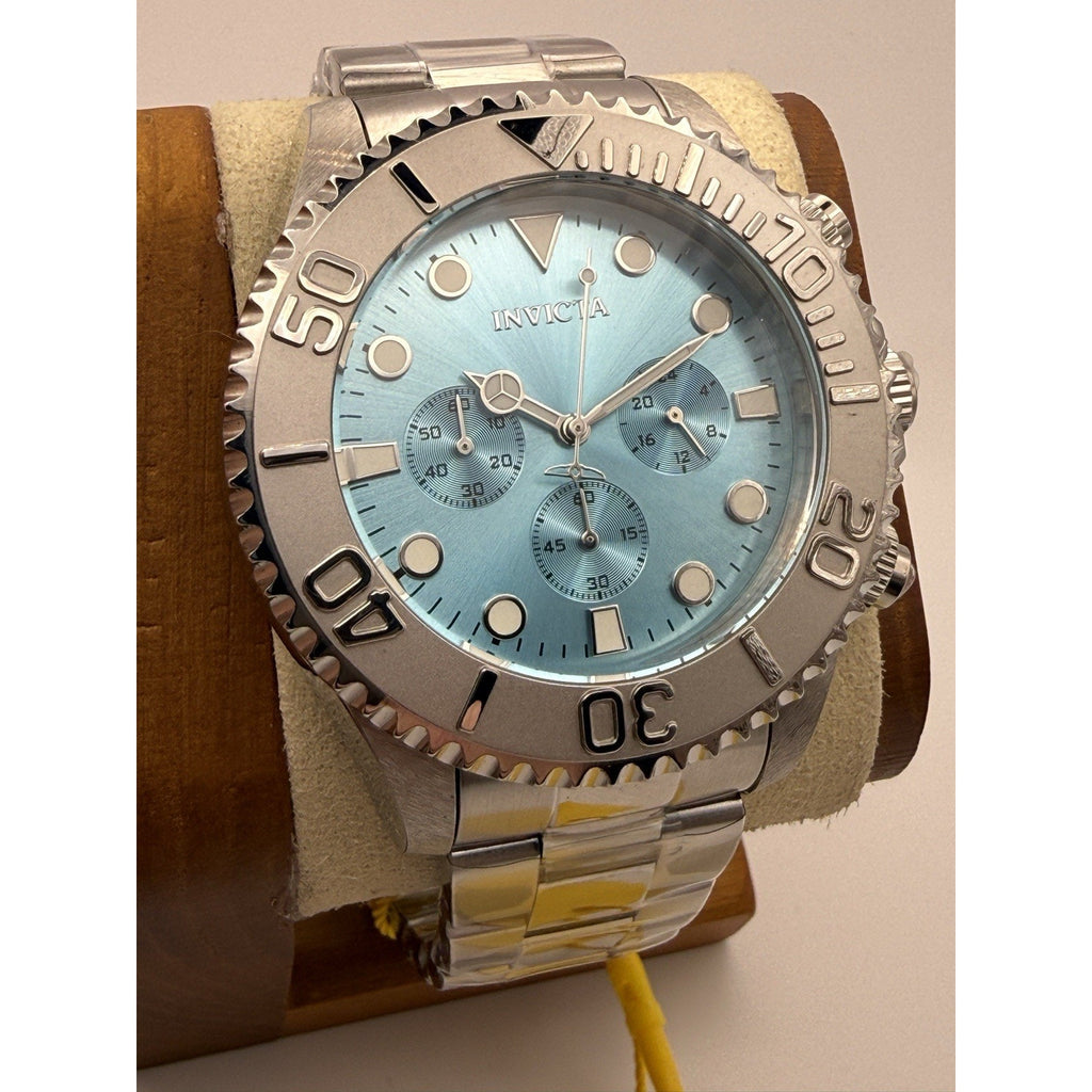 Invicta 49213 Pro Diver Chronograph Ice Blue Sunray Dial 48mm Watch - NEW & TAGS
