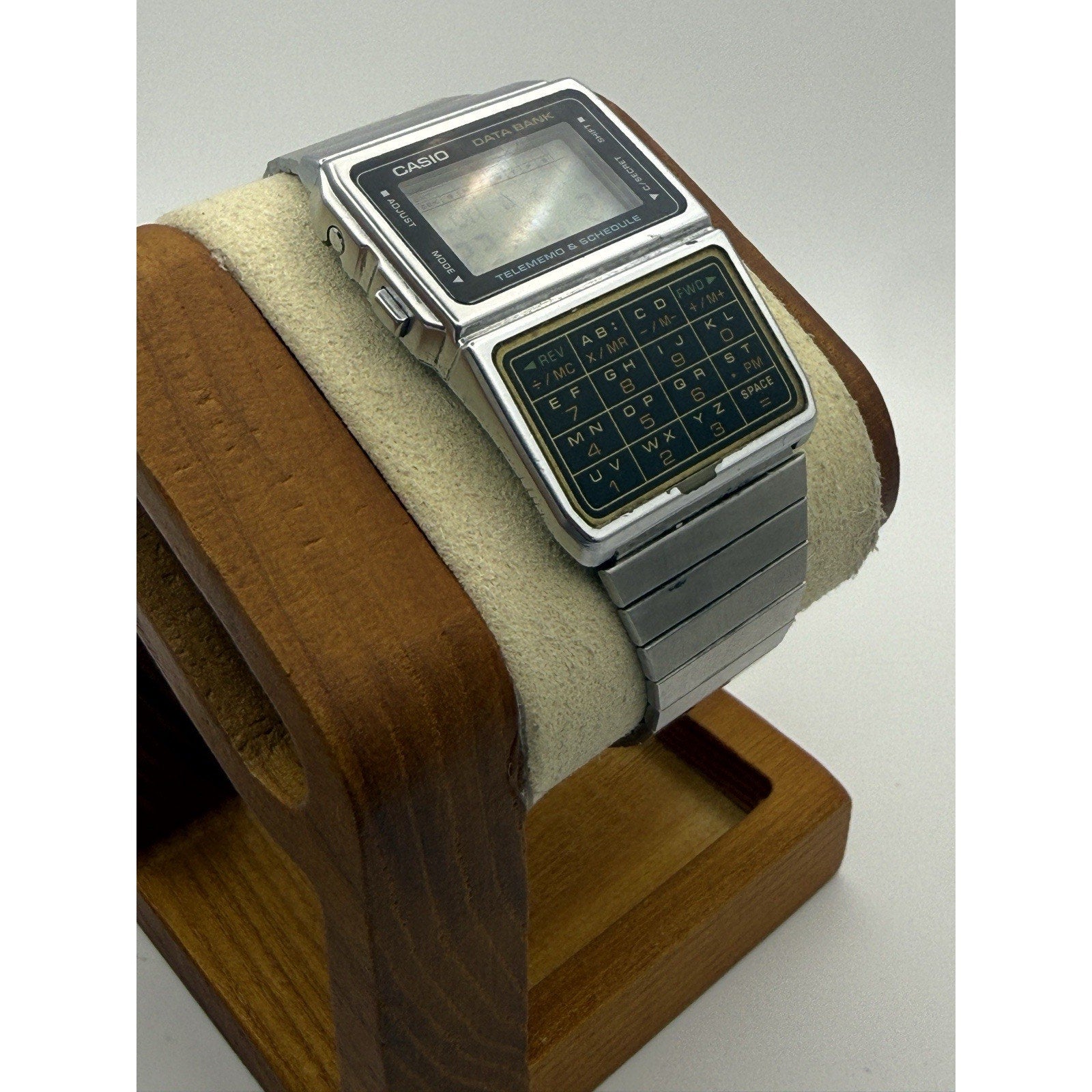 RARE Vintage Casio DBC-610 Data Bank Calculator Watch w/ Original Manual - WORKS