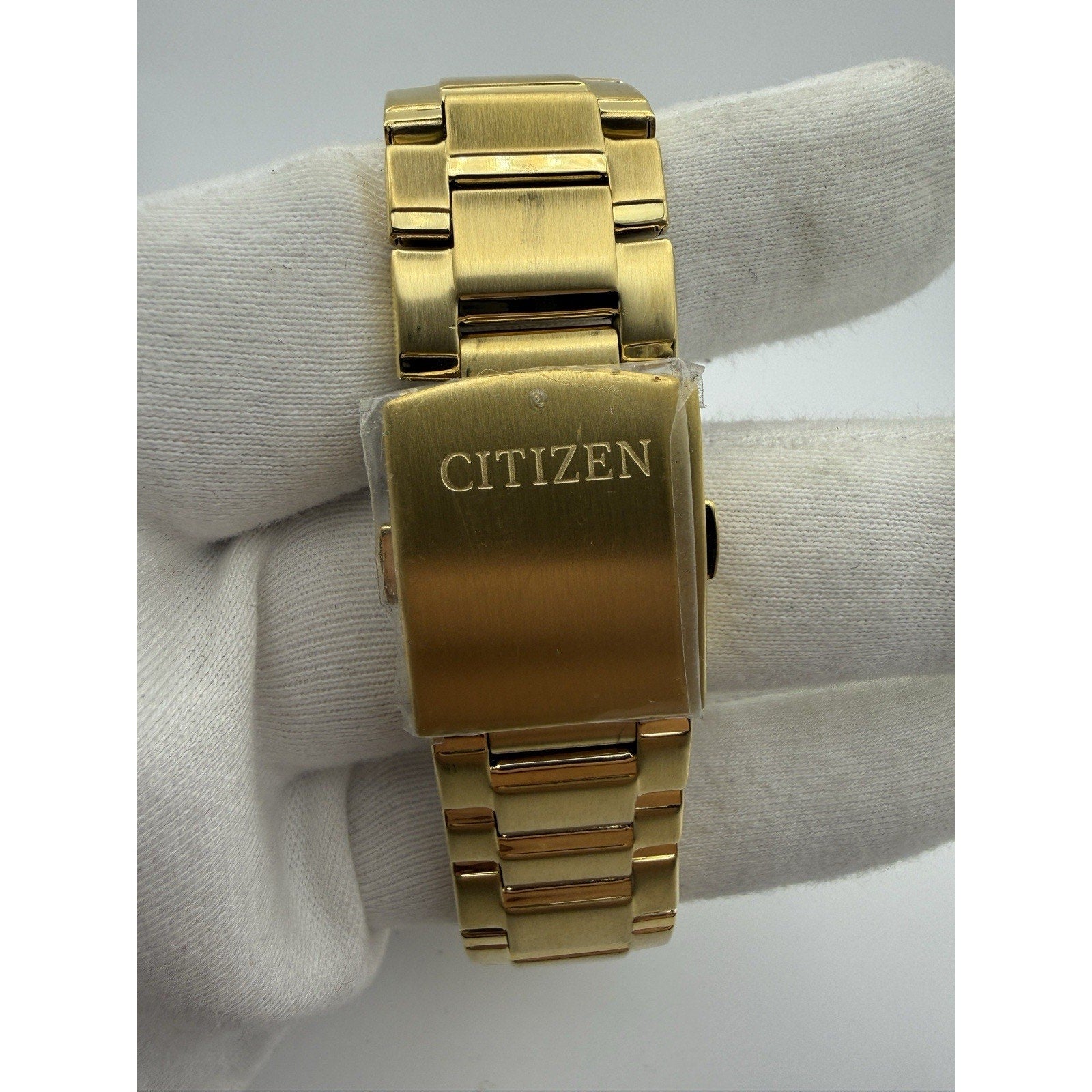Citizen AN8172-53P Gold Chronograph Quartz Men's Watch 100M WR Date Box & Tag