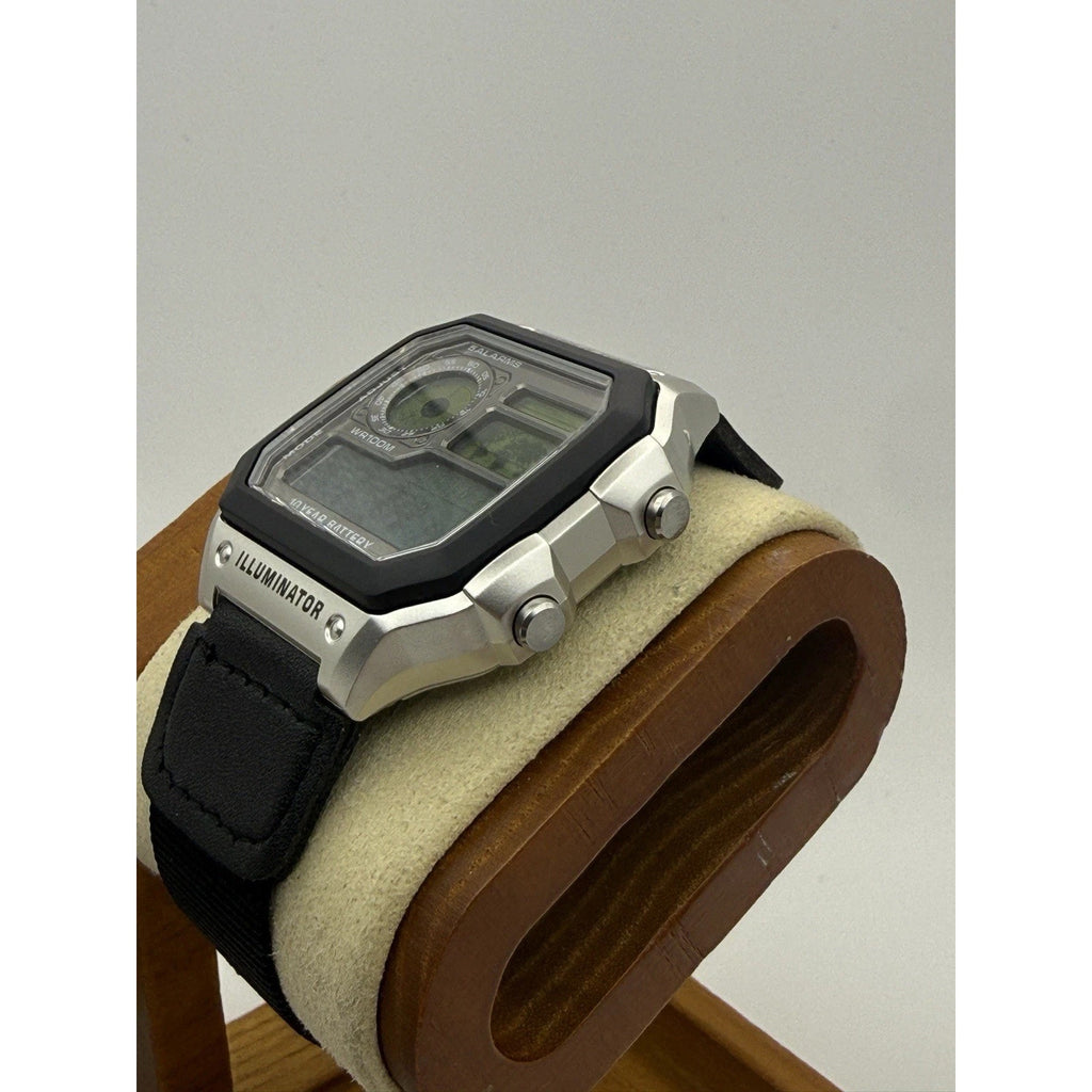 Casio AE1200 Custom Gunmetal Royale - Sleepy Time Pieces Mod - 100M NATO