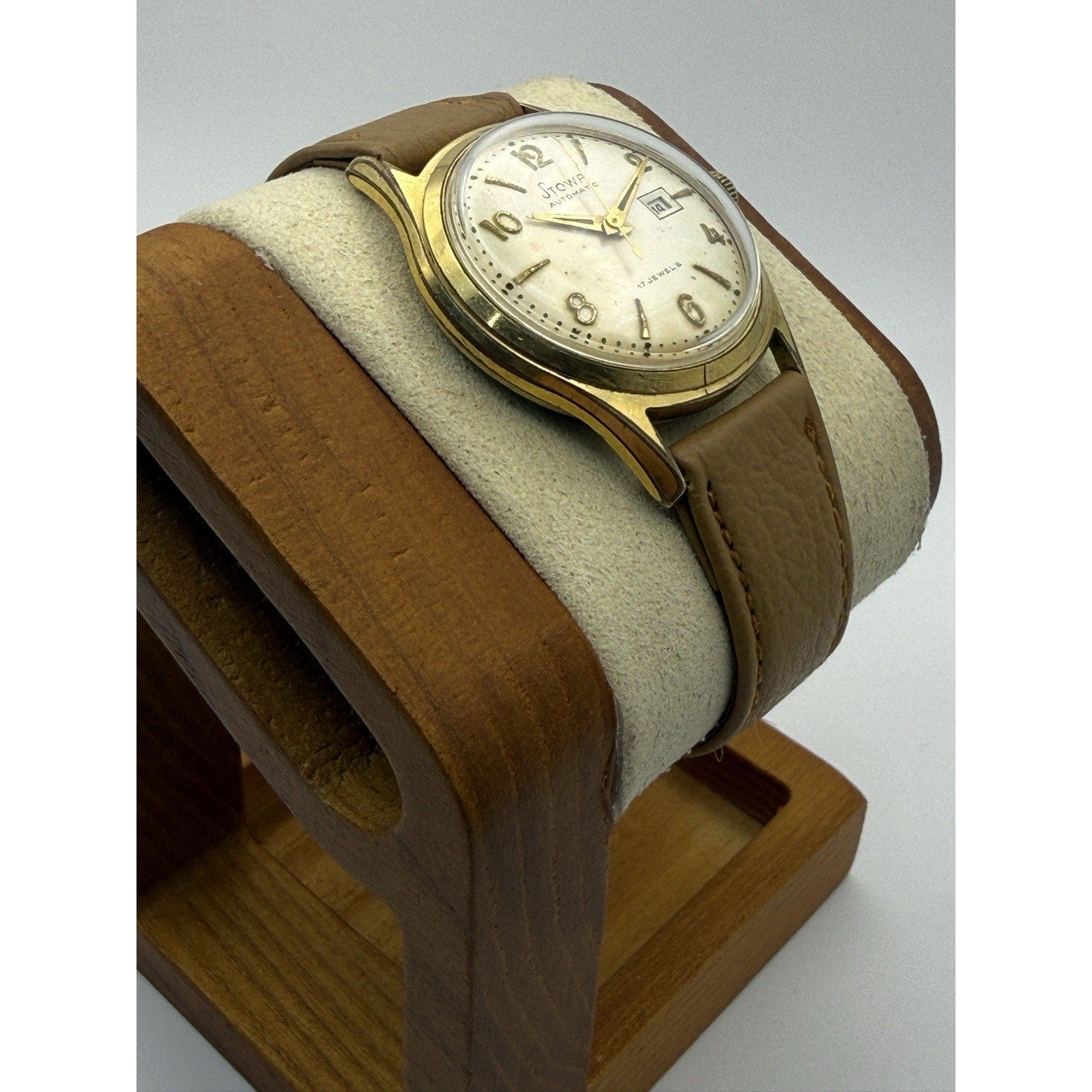 Vintage Stowa Automatic - 17J German PUW 1261 Movement - Mid-Century Style
