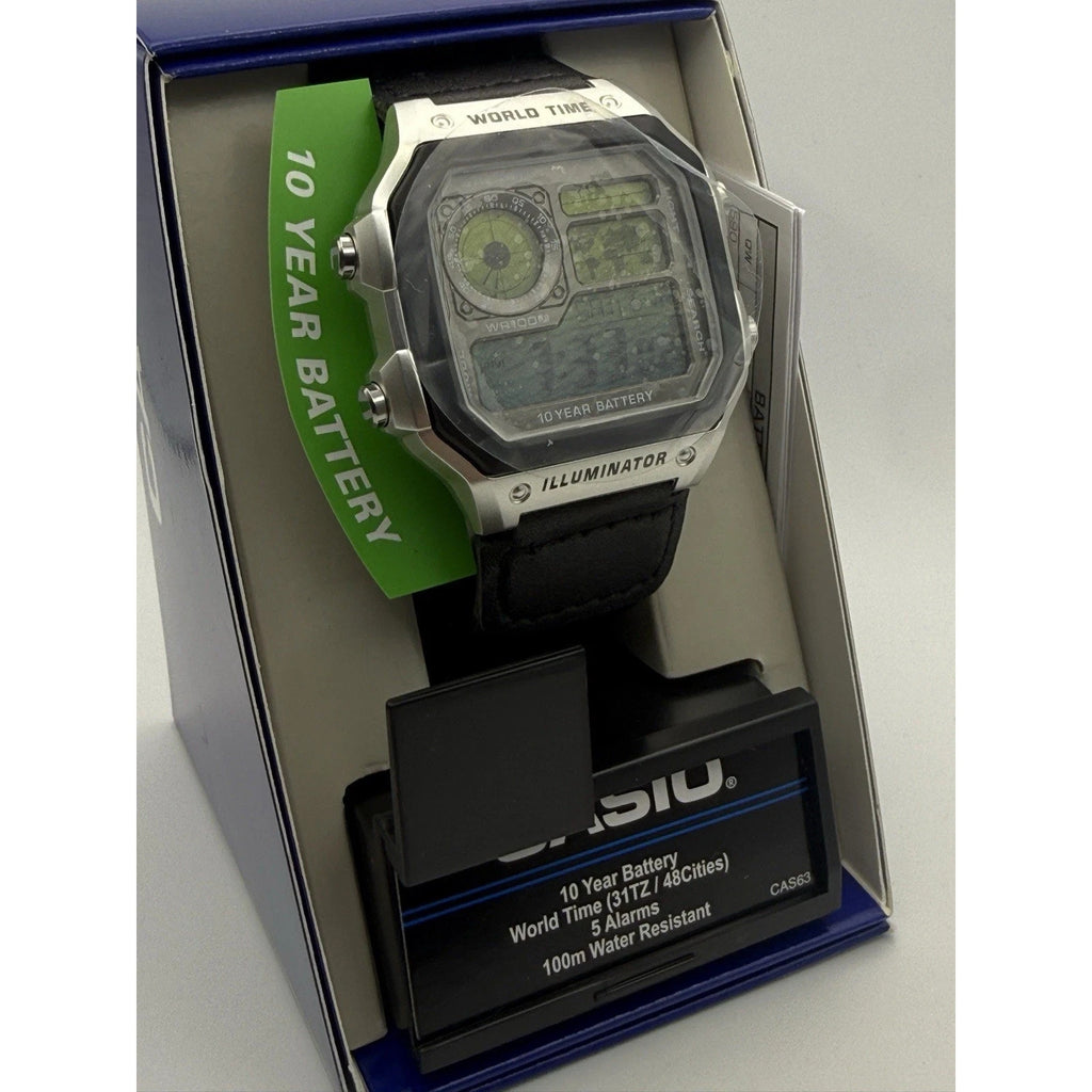 Casio AE1200 Custom Gunmetal Royale - Sleepy Time Pieces Mod - 100M NATO