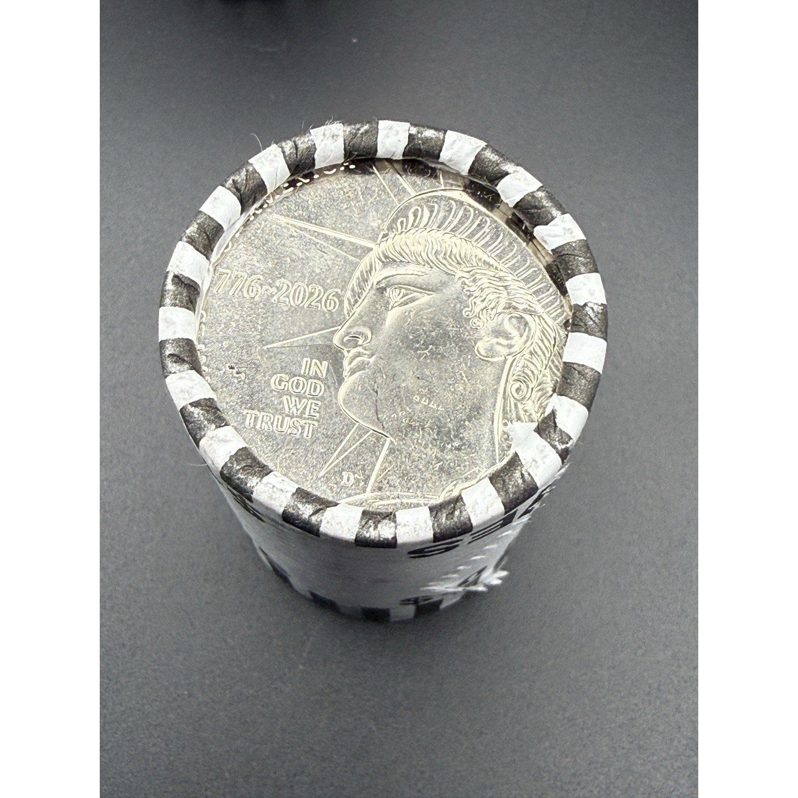 2026-D Enduring Liberty Half Dollar Roll- America 250- 1776-2026 Dual Date- OBW