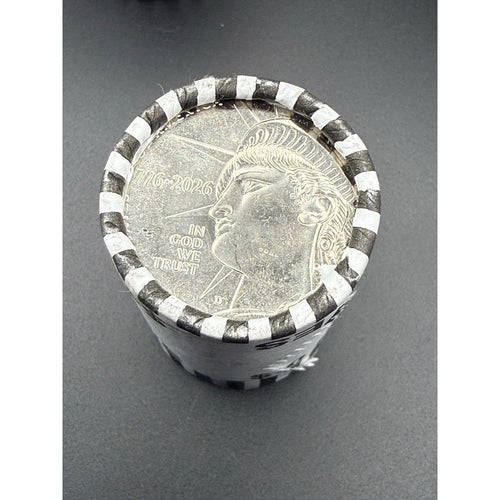 2026-D Enduring Liberty Half Dollar Roll- America 250- 1776-2026 Dual Date- OBW
