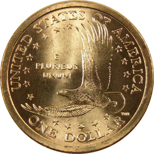 2000 D Sacagawea Native American $1 Dollar Coin - Near Uncirculated AU Condition