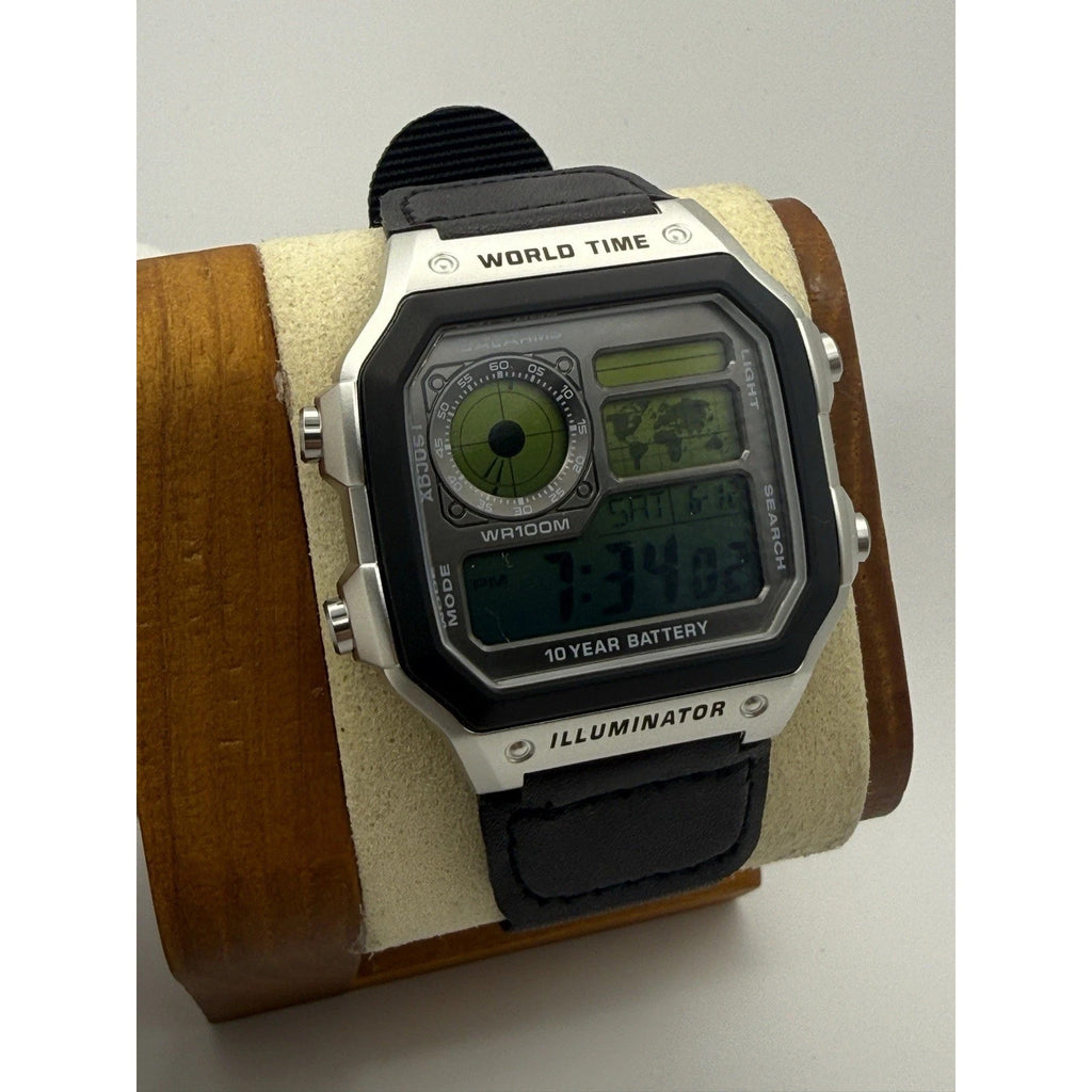 Casio AE1200 Custom Gunmetal Royale - Sleepy Time Pieces Mod - 100M NATO