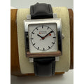 Mondaine Swiss Railway Watch Square Design Line SBB CFF FFS Quartz Box/Papers