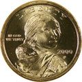 2000 P Sacagawea Native American $1 Dollar Coin - Near Uncirculated AU Condition